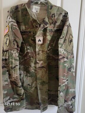 U.S. Army Multicam Combat Jacket with Name Tape